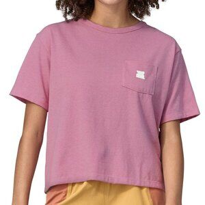 Women's Patagonia Channel Island Pocket T-Shirt - Milkweed Mauve - X-Large - NWT
